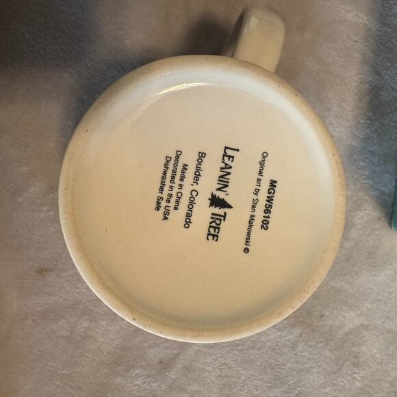 Leanin' Tree Vintage Coffee Mug Funny Smiling Face office humor Novelty in box - Picture 5 of 7